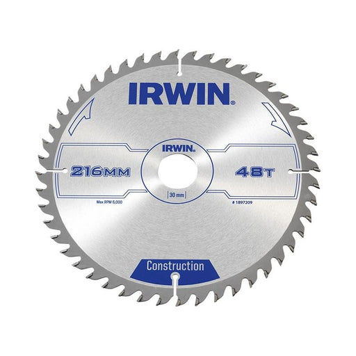 Irwin® General Purpose Table & Mitre Saw Blade 216 x 30mm x 48T ATB IRWIN® - Town Tools