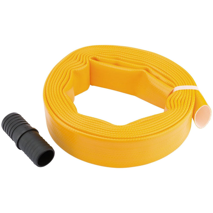 Draper Layflat Hose with Adaptor, 5m x 32mm 53204 Draper - Town Tools 