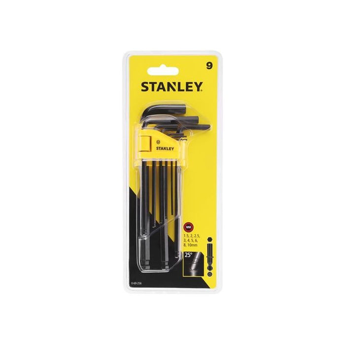 Stanley® Hand Tools Metric Ball End Hexagon Key Set, 9 Piece STANLEY® Hand Tools - Town Tools