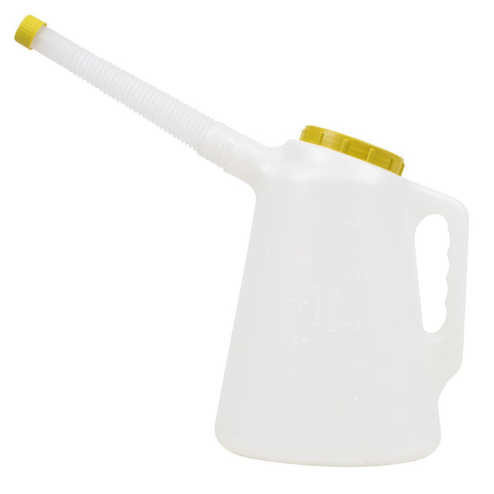 Sealey Oil Container with Flexible Spout 3L - Lime Lid JDL3L Sealey - Town Tools 