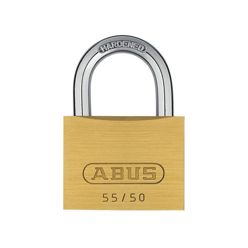 Abus Mechanical 55/50mm Brass Padlock Carded ABUS Mechanical - Town Tools