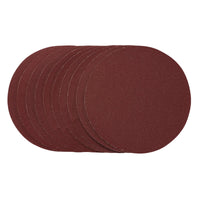 Draper Sanding Discs, 150mm, PSA, 120 Grit, (Pack of 10) - SDPSA150
