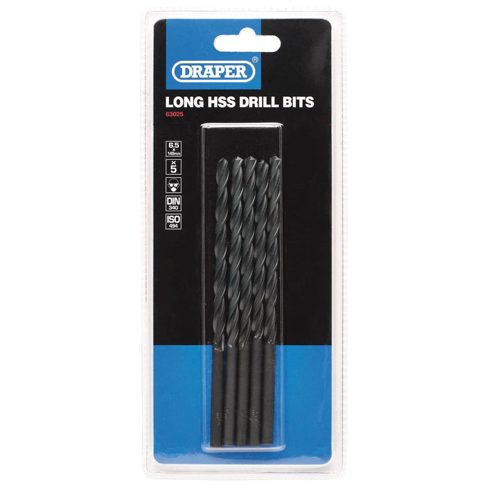 Draper Expert Long HSS Drill Bit (6.5mm) - D29MC/L