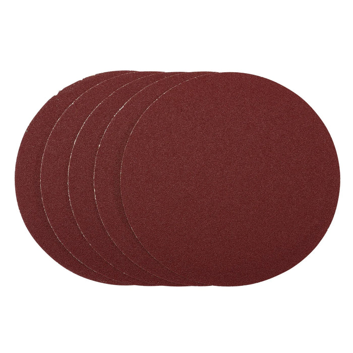 Draper Sanding Discs, , PSA, 80 Grit, (Pack of 5) 200-305mm