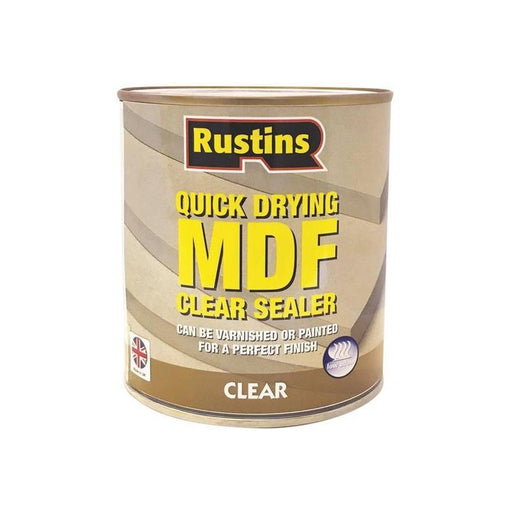 Rustins Quick Drying MDF Sealer Clear 2.5 litre Rustins - Town Tools