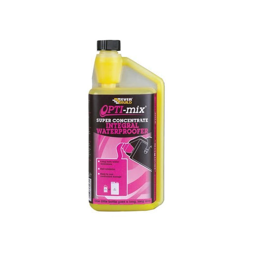Everbuild Sika Opti-Mix Integral Waterproofer 1 litre Everbuild Sika - Town Tools