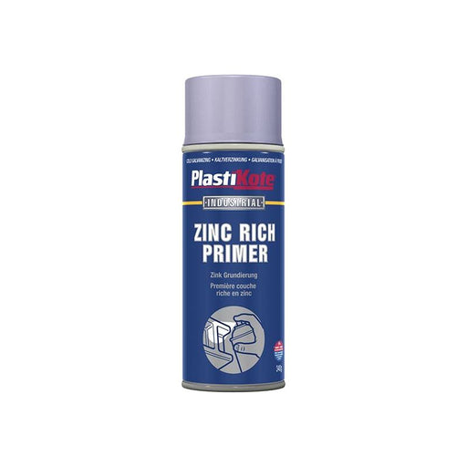 Plastikote Zinc Primer Spray 400ml PlastiKote - Town Tools