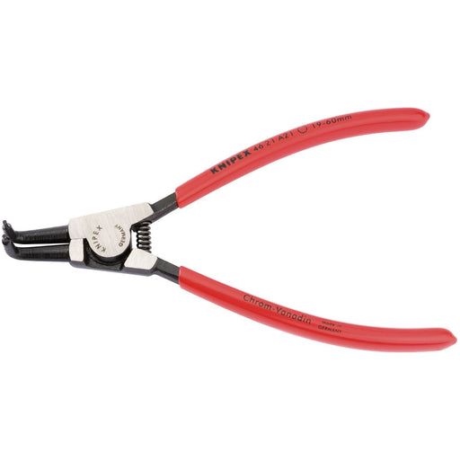 Draper Knipex 46 21 A21 SBE A21 Bent External Circlip Pliers, 19 - 60mm 50746 Draper - Town Tools 