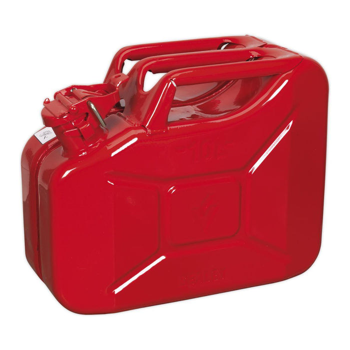 Sealey Jerry Can 10L Red JC10 Sealey - Town Tools 