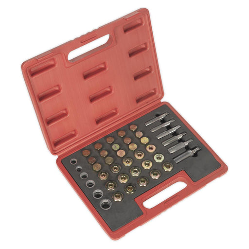 Sealey Oil Drain Plug Master Thread Repair Set VS661 Sealey - Town Tools 