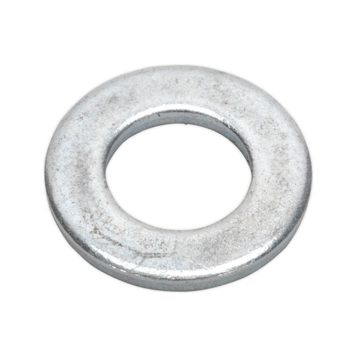 Sealey Flat Washer DIN 125 M12 x 24mm Form A Zinc Pack of 100 FWA1224 Sealey - Town Tools 