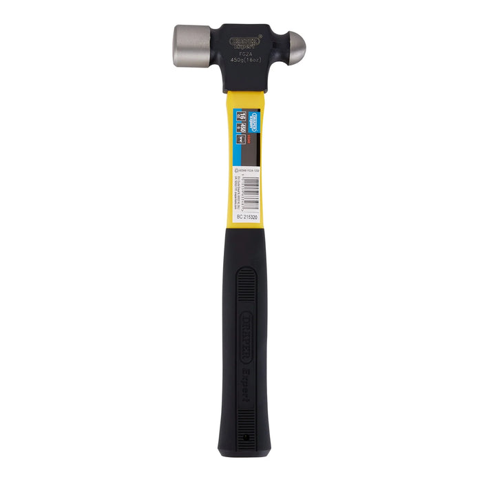Draper Expert Ball Pein Hammer with Fibreglass Shaft, 450g/16oz - FG2A