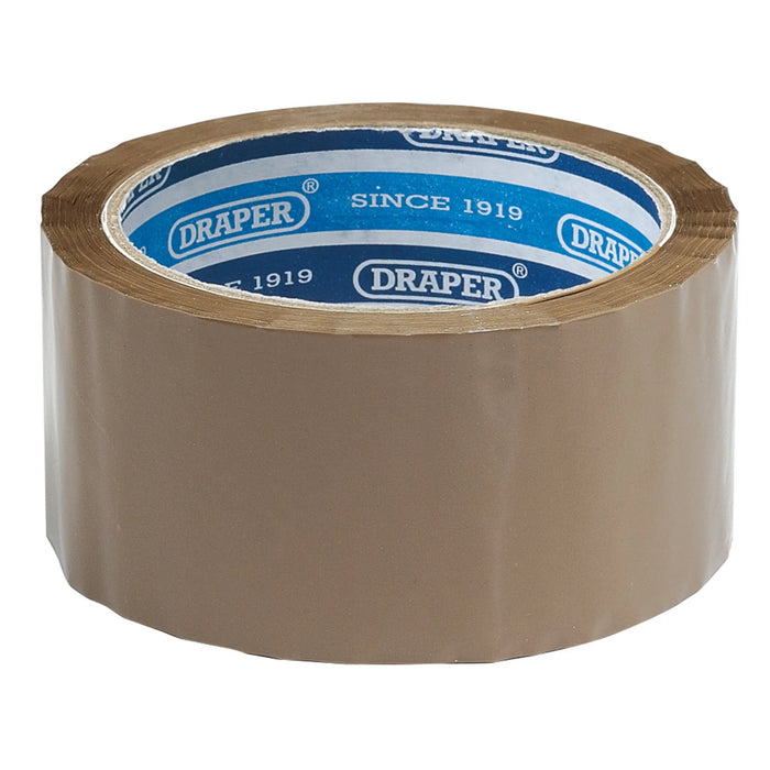 Draper Packing Tape Roll, 66m x 50mm - TP-PACK