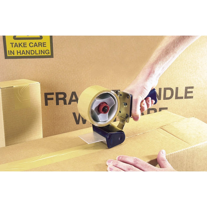 Draper Hand-Held Packing Security Tape Dispenser Kit, 2 x Reels of Tape