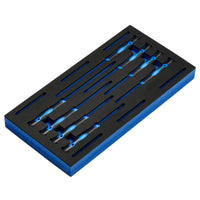 Draper Extra Long Precision Screwdriver Set in 1/4 Drawer EVA Insert Tray (8