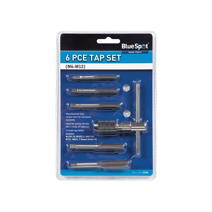 Bluespot Tools Tap Set (M6-M12), 6 Piece BlueSpot Tools - Town Tools