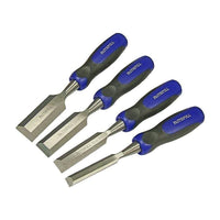 Faithfull Bevel Edge Butt Chisel Set, 4 Piece
