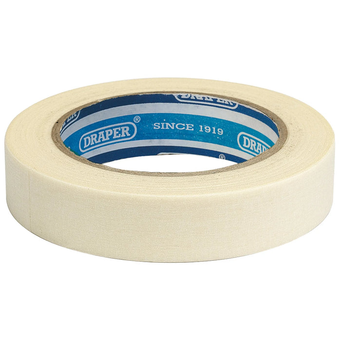 Draper Heavy Duty Masking Tape Roll, 50m 25-50mm
