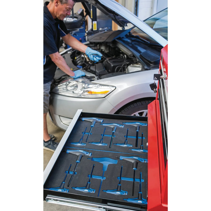 Draper Expert TX-STAR® T' Handle Key Set in 3/4 Drawer EVA Insert Tray (7 Piece)