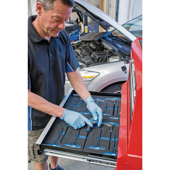 Draper Expert TX-STAR® T' Handle Key Set in 3/4 Drawer EVA Insert Tray (7 Piece)
