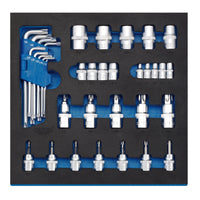Draper Expert  TX-STAR® Screwdriver Insert Bits and Keys in 1/2 Drawer EVA