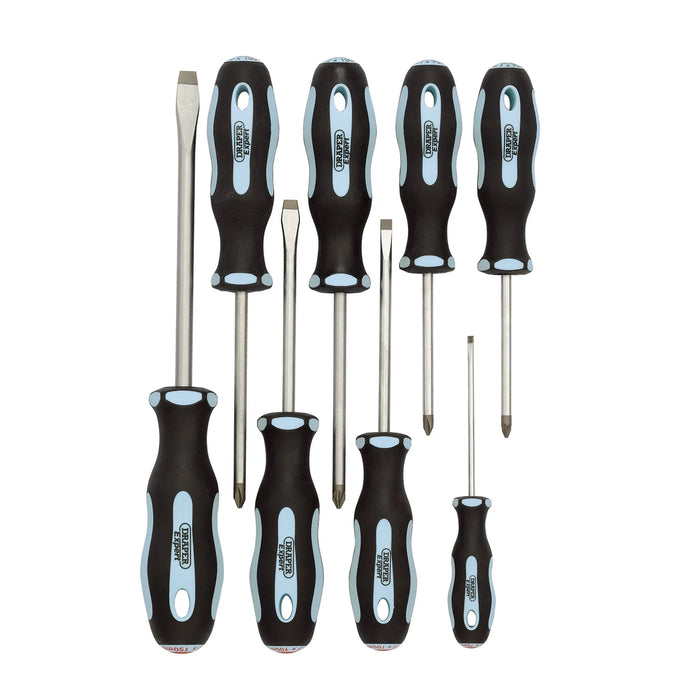 Draper Expert Heavy Duty Soft Grip Screwdriver Set (8 Piece) - 995/S8