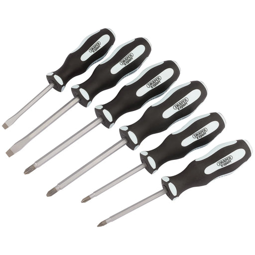 Draper Expert 'Pound Thru' Soft Grip Screwdriver Set (6 Piece) - 996/S6 - image 1