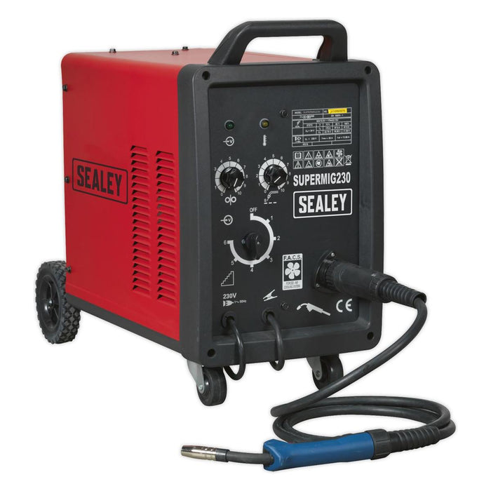 Sealey Professional MIG Welder 230A 230V with Binzelï Euro Torch SUPERMIG230 Sealey - Town Tools 