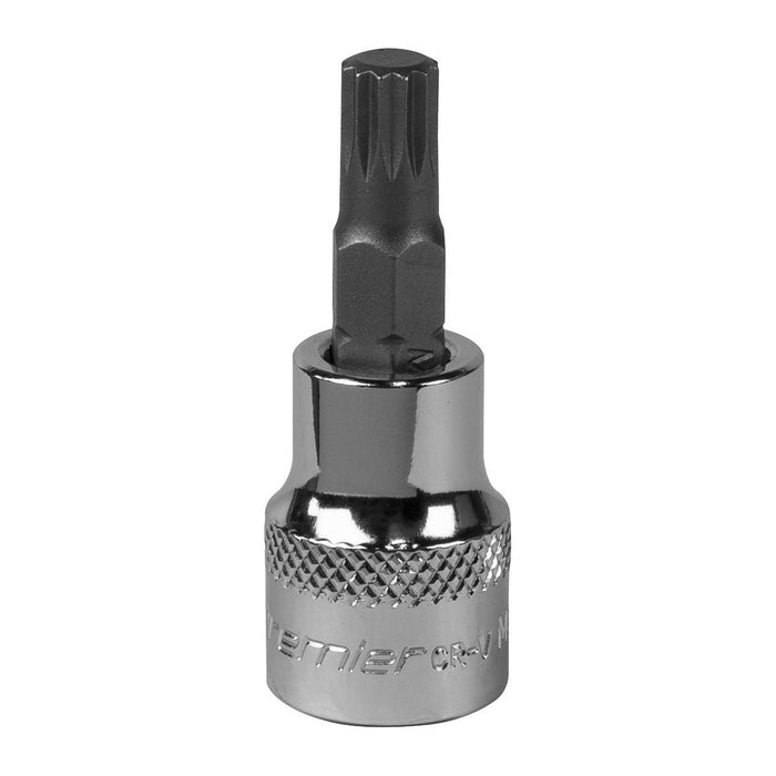 Sealey Spline Socket Bit M9 3/8"Sq Drive SBS007 Sealey - Town Tools 