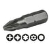 Faithfull Pozi S2 Grade Steel Screwdriver Bits PZ1 x 25mm (Pack 3) Faithfull - Town Tools