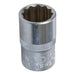 King Dick Socket SD 1/2" Metric 12pt 17mm King Dick - Town Tools 