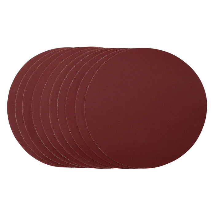Draper Sanding Discs, 180mm, Hook & Loop, 400 Grit, (Pack of 10) - SDHAL180