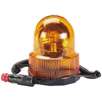 Draper 12V Magnetic Base Rotating Beacon, 300 Lumens - RWB1
