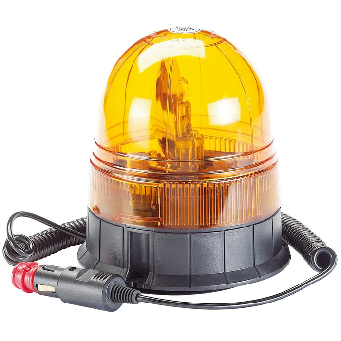 Draper 12/24V Magnetic Base Rotating Beacon - RWB2