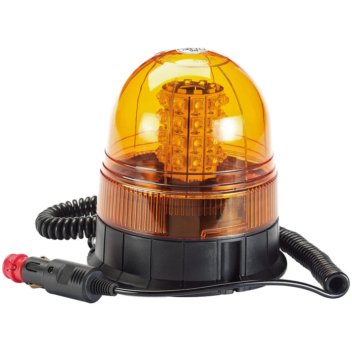 Draper 12/24V LED Magnetic Base Rotating Beacon, 400 Lumens - RWB5