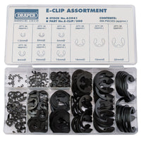 Draper E-Clip Assortment (300 Piece) - E-CLIP/300