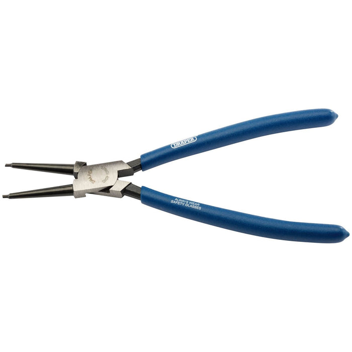 Draper Straight Tip Internal Circlip Pliers, 225mm 56418 Draper - Town Tools 