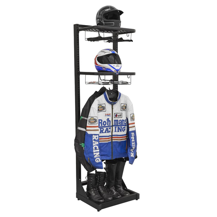Sealey Motorcycle Helmet & Gear Tidy, Freestanding MS081FS Sealey - Town Tools 