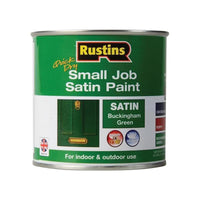 Rustins Quick Dry Small Job Satin Paint Buckingham Green 250ml