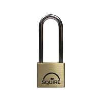 Squire LN4LS Lion Brass Padlock 5-Pin 40mm - 65mm Long Shackle