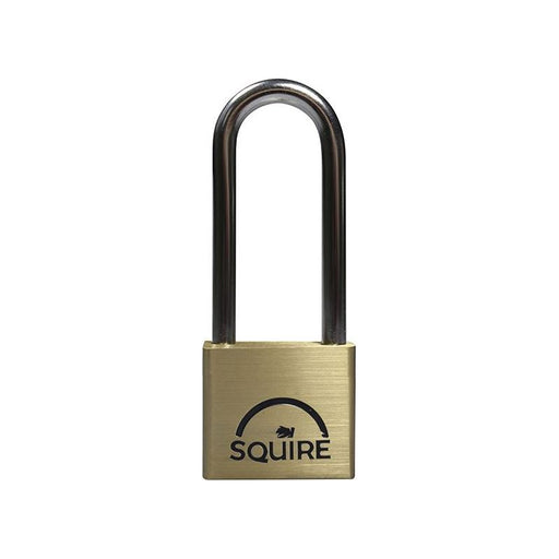 Squire LN4LS Lion Brass Padlock 5-Pin 40mm - 65mm Long Shackle Squire - Town Tools