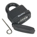 Sealey Steel Body Weatherproof Combination Padlock 48mm PL302CW Sealey - Town Tools 