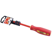 Draper Fully Insulated Plain Slot Screwdriver, 4 x 100mm 46517