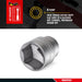 Teng Tools 1/2" Socket 6 pt Metric 30mm Teng Tools - Town Tools 