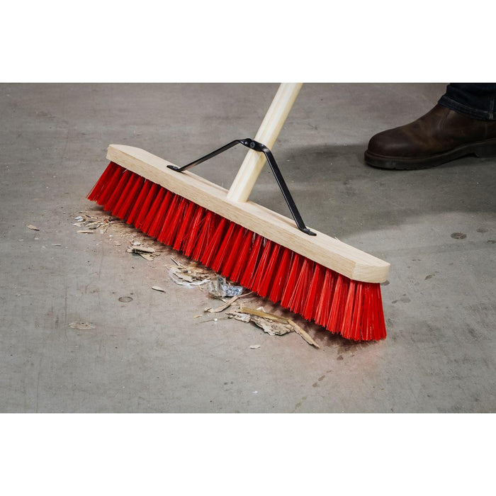 Sealey PVC Bristle Broom 24"(610mm) BM16P Sealey - Town Tools 