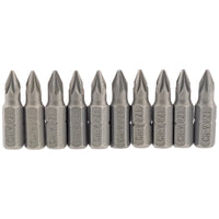 Draper PZ Type Insert Bit, 1-3/4" Hex, Long, (Pack of 10)