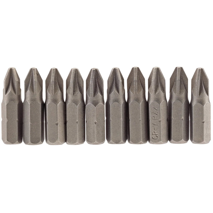 Draper PZ Type Insert Bit, 1-3/4" Hex, Long, (Pack of 10)