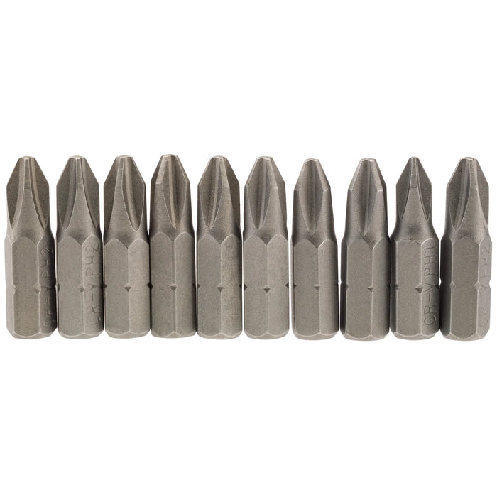 Draper Cross Slot Insert Bit, 1-3/4" Hex, Long, (Pack of 10)