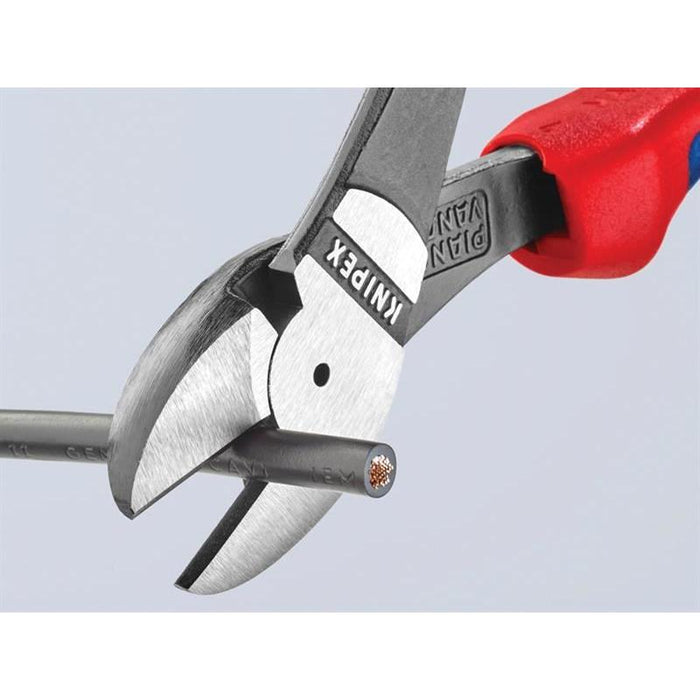 Knipex High Leverage Diagonal Cutters Multi-Component Grip 180mm Knipex - Town Tools