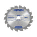 Irwin® Construction Circular Saw Blade 160 x 20mm x 18T ATB IRWIN® - Town Tools